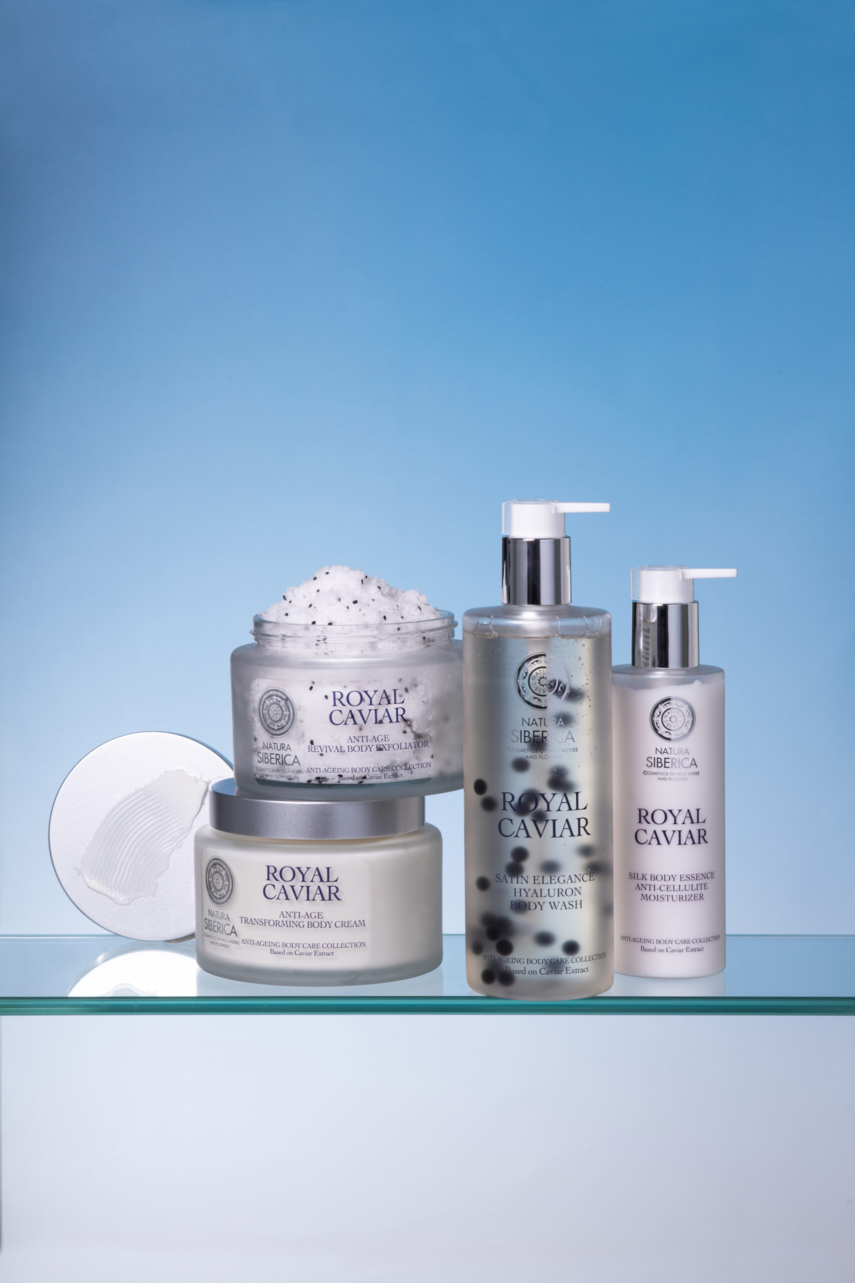 NATURA SIBERICA ROYAL CAVIAR Silk Body Essence Anti-Cellulite Moisturizer, 200 ml – Image 2