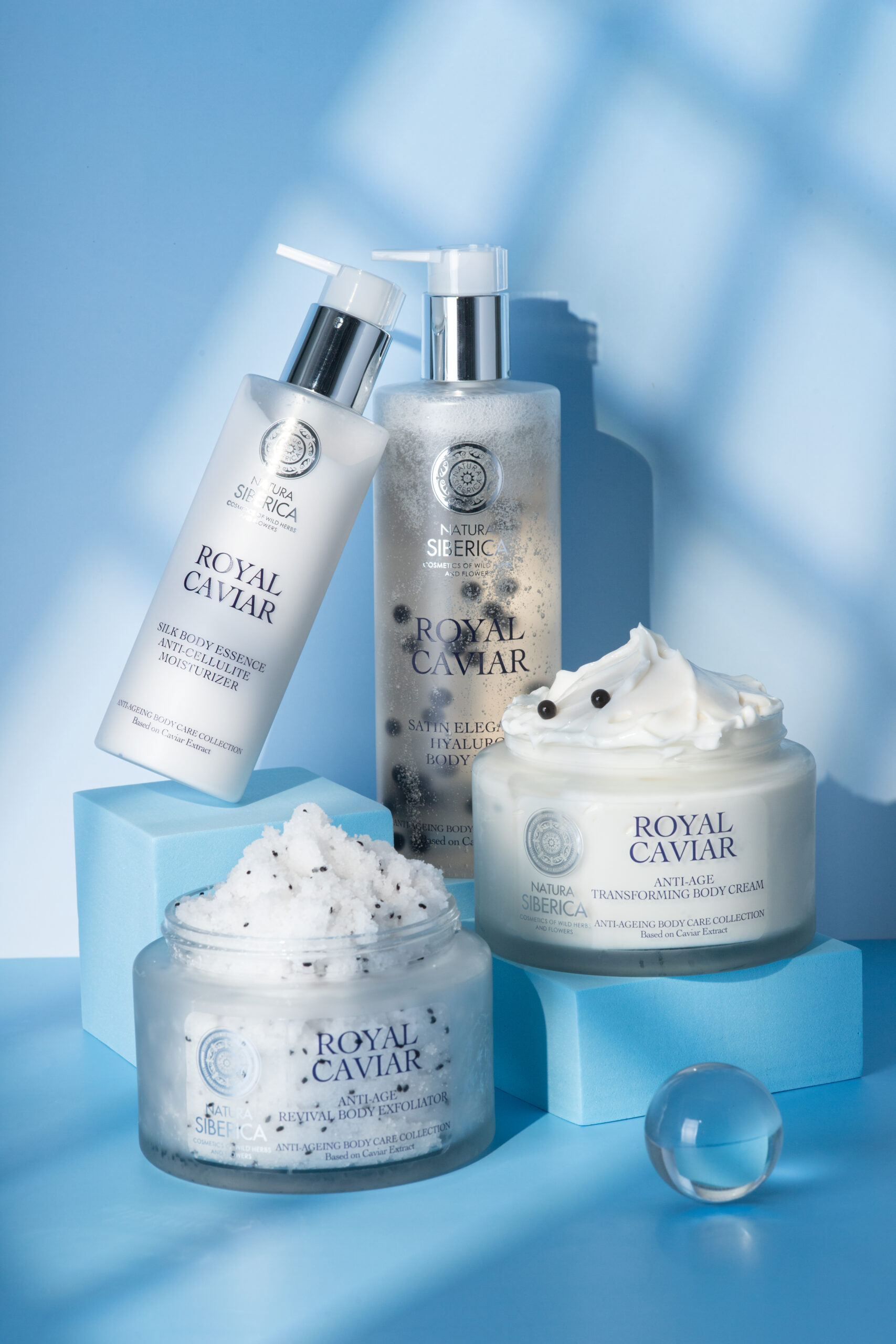 NATURA SIBERICA ROYAL CAVIAR Silk Body Essence Anti-Cellulite Moisturizer, 200 ml – Image 5