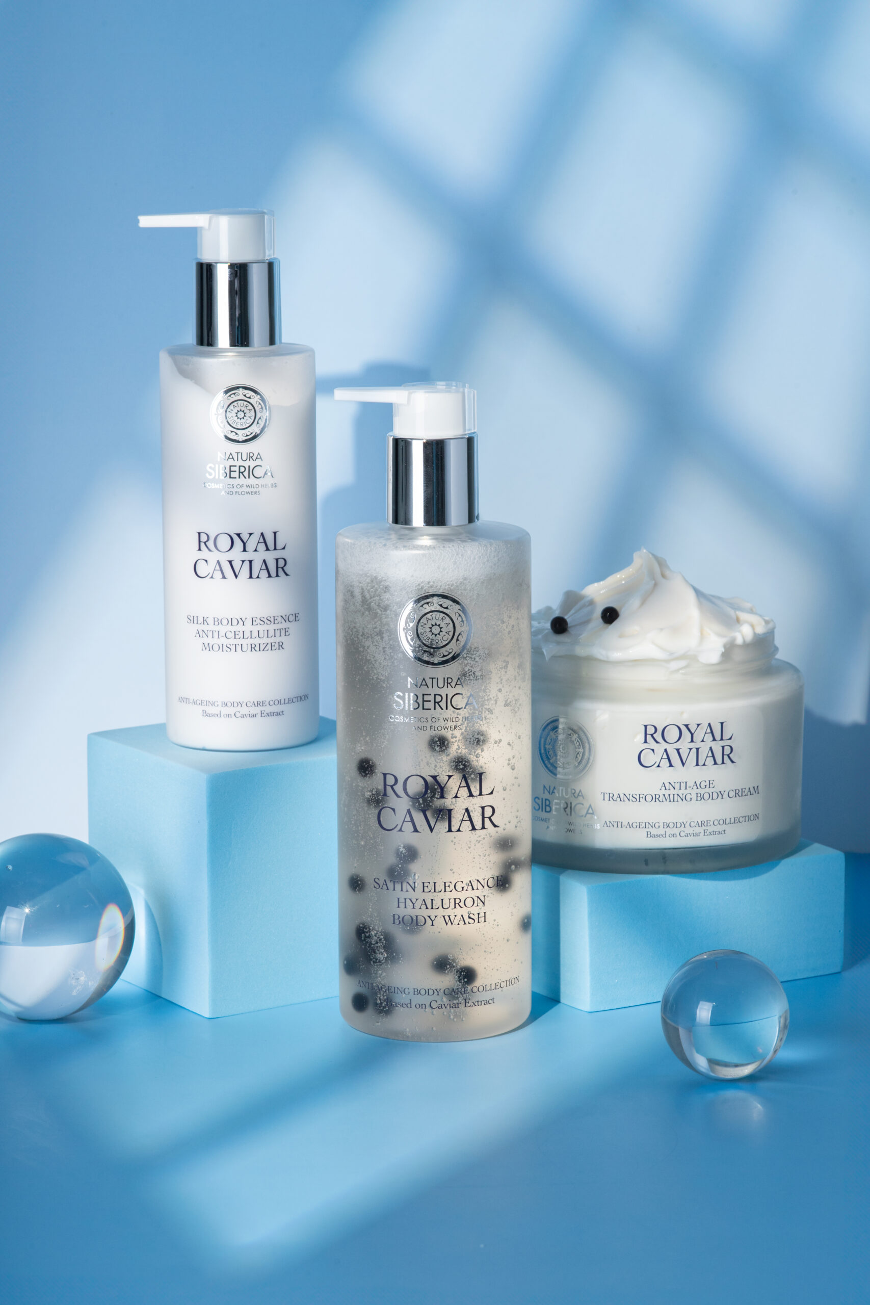 NATURA SIBERICA ROYAL CAVIAR Silk Body Essence Anti-Cellulite Moisturizer, 200 ml – Image 8