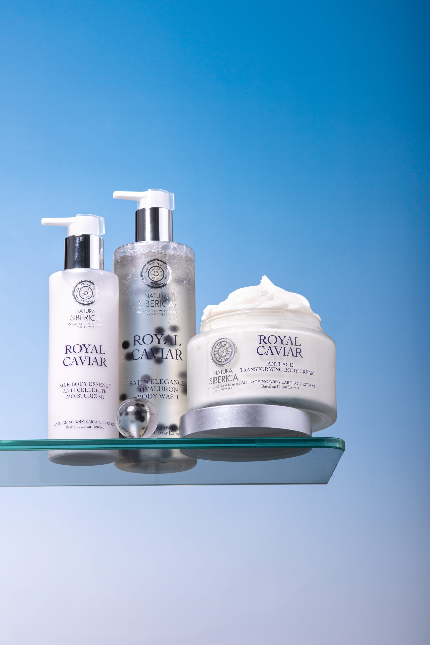 NATURA SIBERICA ROYAL CAVIAR Silk Body Essence Anti-Cellulite Moisturizer, 200 ml – Image 9