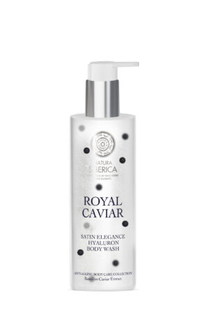 NATURA SIBERICA ROYAL CAVIAR Satin Elegance Hyaluron Body Wash, 400 ml