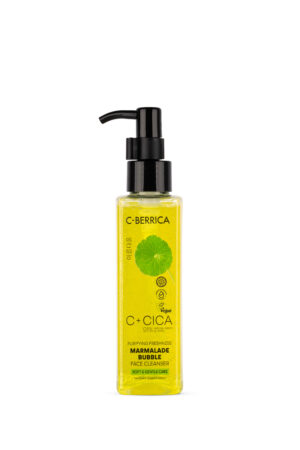 NATURA SIBERICA CICA C-BERRICA. Nettoyant visage purifiant et rafraîchissant MARMALADE BUBBLE FACE CLEANSER Soin doux et délicat, 150 ml