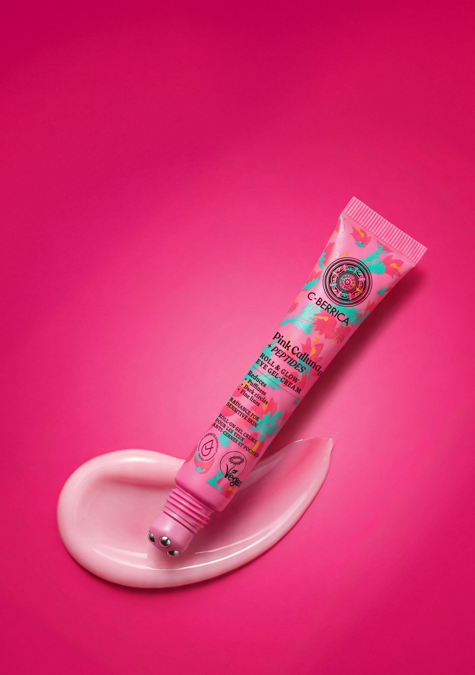 NATURA SIBERICA C-Berrica Pink Calluna Gel-crème pour les yeux Roll And Glow, 20 ml – Image 7