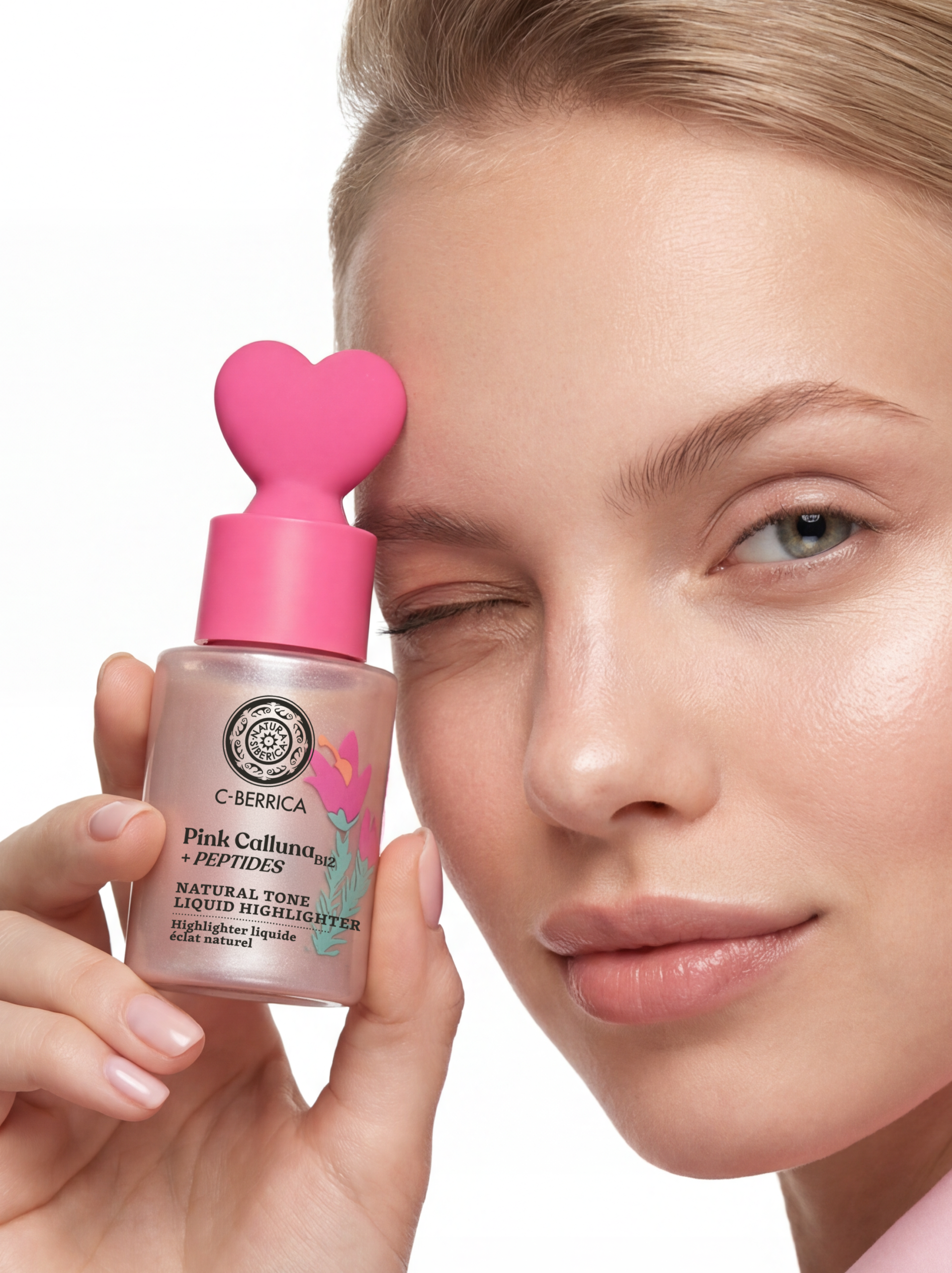 NATURA SIBERICA C-Berrica Pink Calluna Illuminateur liquide ton naturel, 30 ml – Image 7