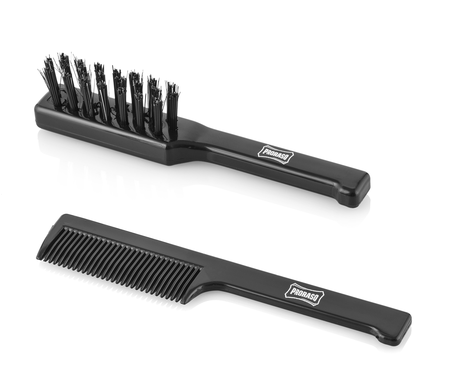 PRORASO Mustache Comb and Brush