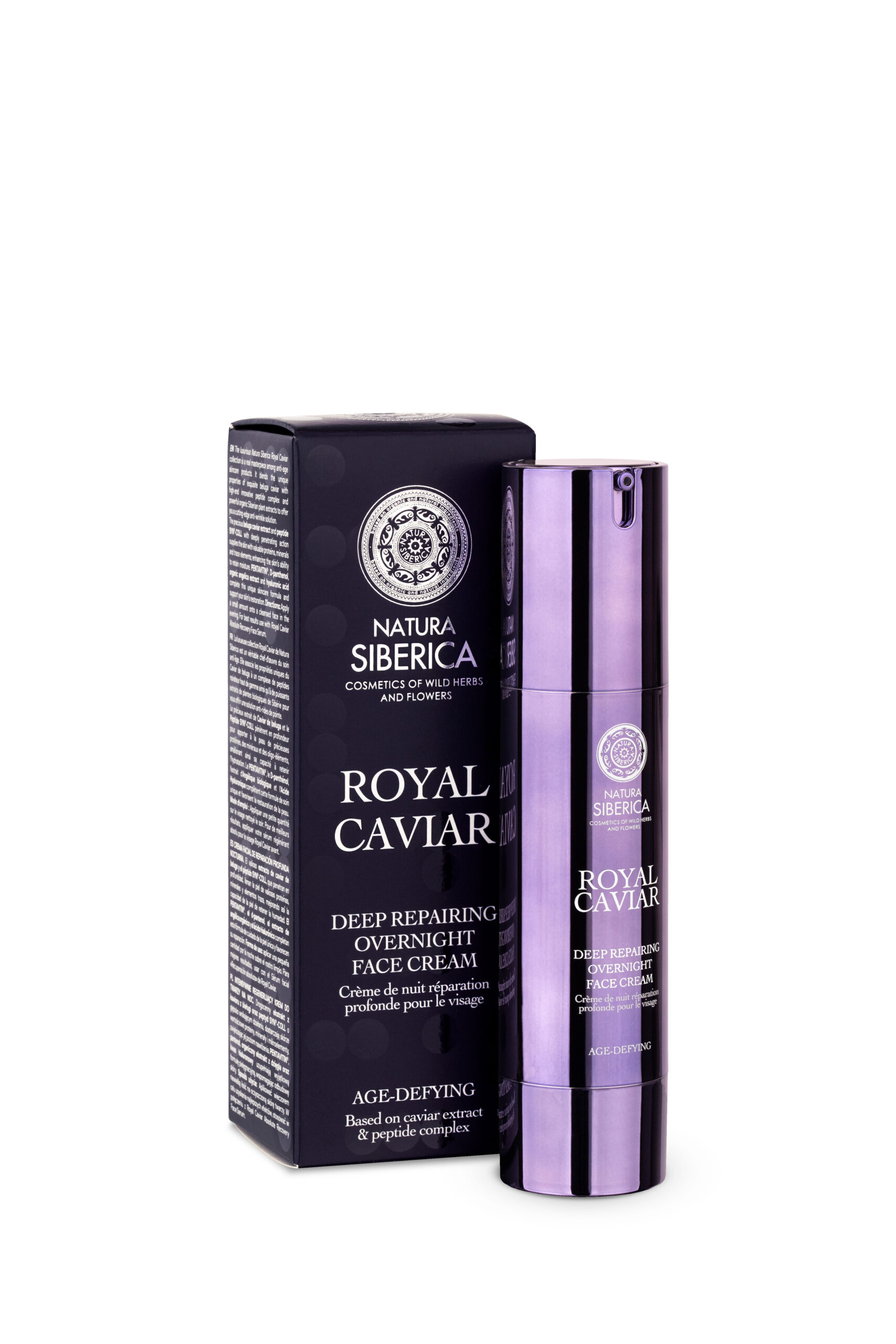 NATURA SIBERICA ROYAL CAVIAR Deep Repairing Overnight Face Cream, 50 ml – Image 3
