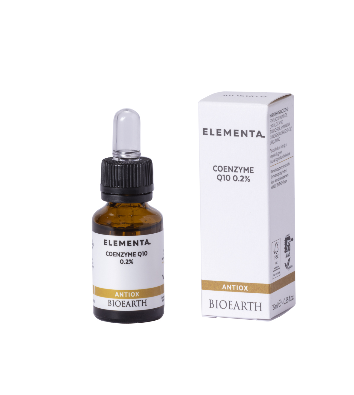 BIOEARTH ELEMENTA Sérum coenzyme Q10 0,2% 15ml