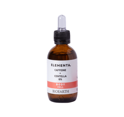 BIOEARTH ELEMENTA Sérum corps caféine + centella 6% 50ml