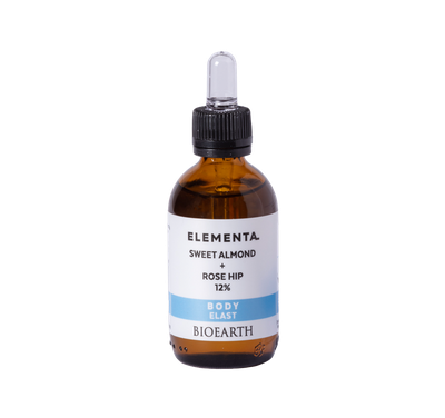 BIOEARTH ELEMENTA Sérum corps amande douce + rose 12% 50ml