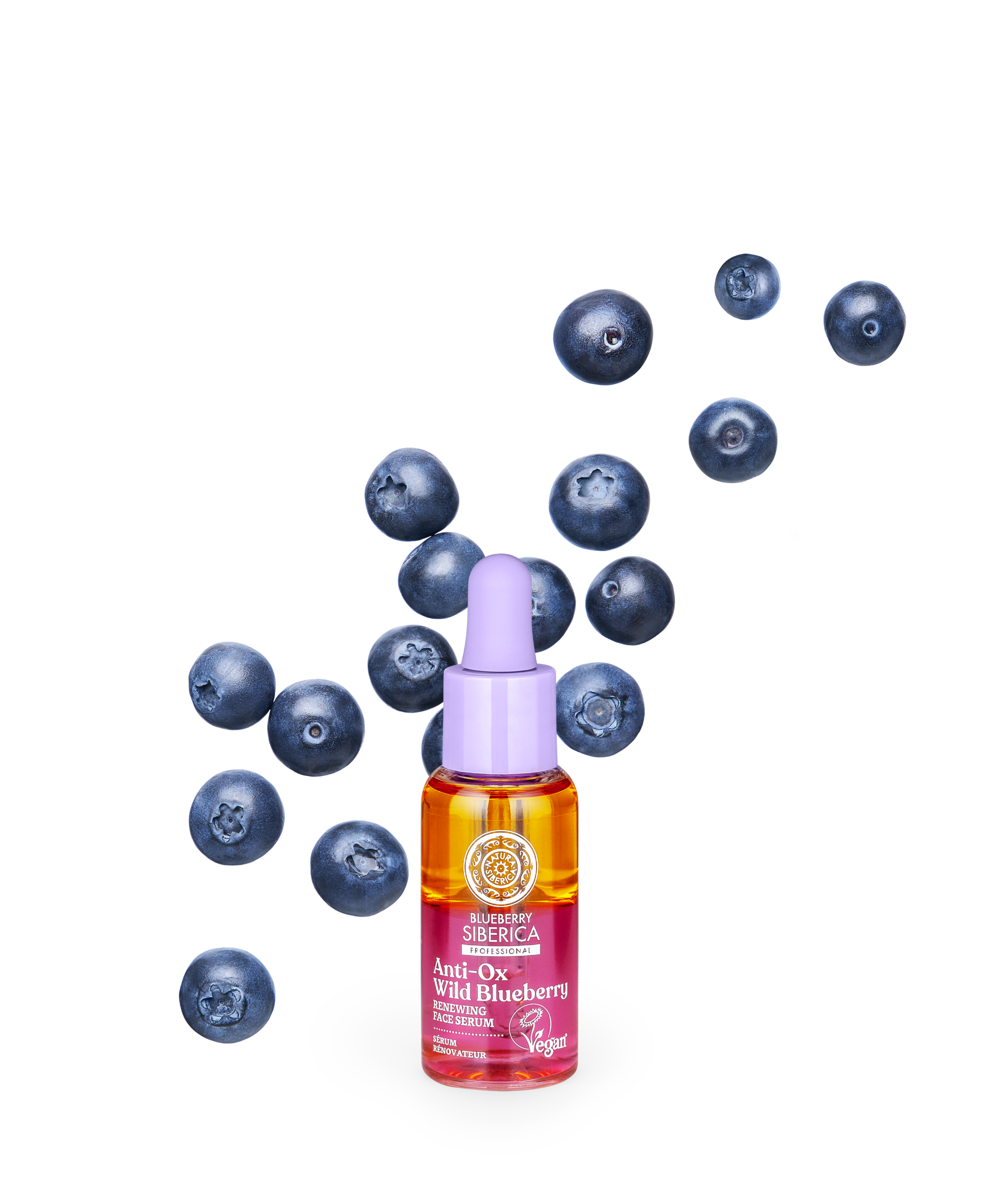 NATURA SIBERICA Anti-OX Wild Blueberry. Sérum régénérant pour le visage, 30 ml