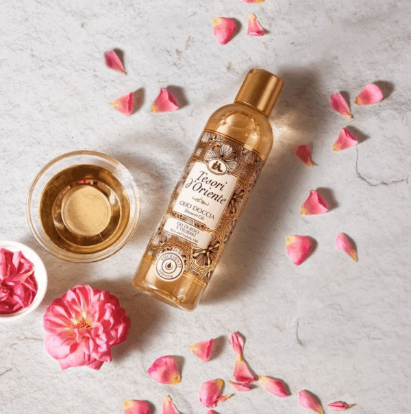 TESORI D'ORIENTE Huile de douche Tsubashi & Riz 250ml – Image 5