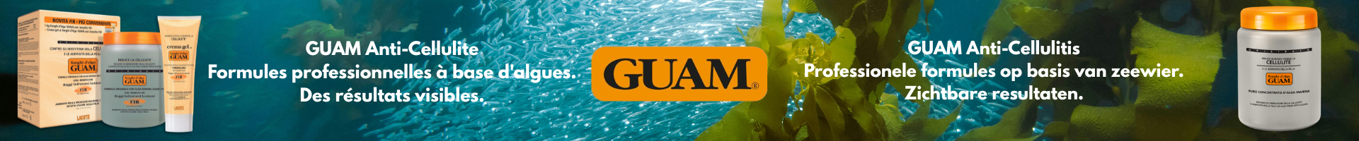 GUAM Anti Cellulite Formules Professionnelles A Base Dalgues. Des Resultats Visibles