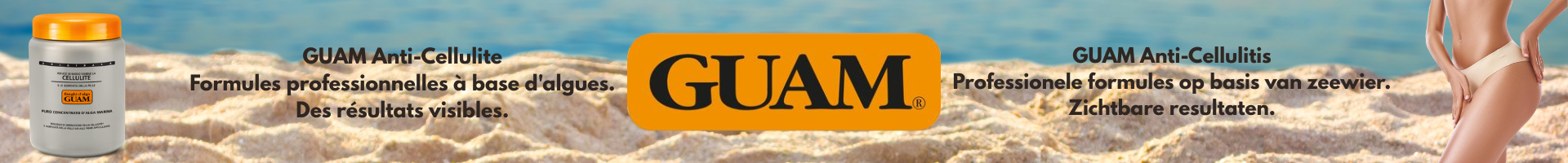 GUAM Anti Cellulitis Professionele Formules Op Basis Van Zeewier. Zichtbare Resultaten