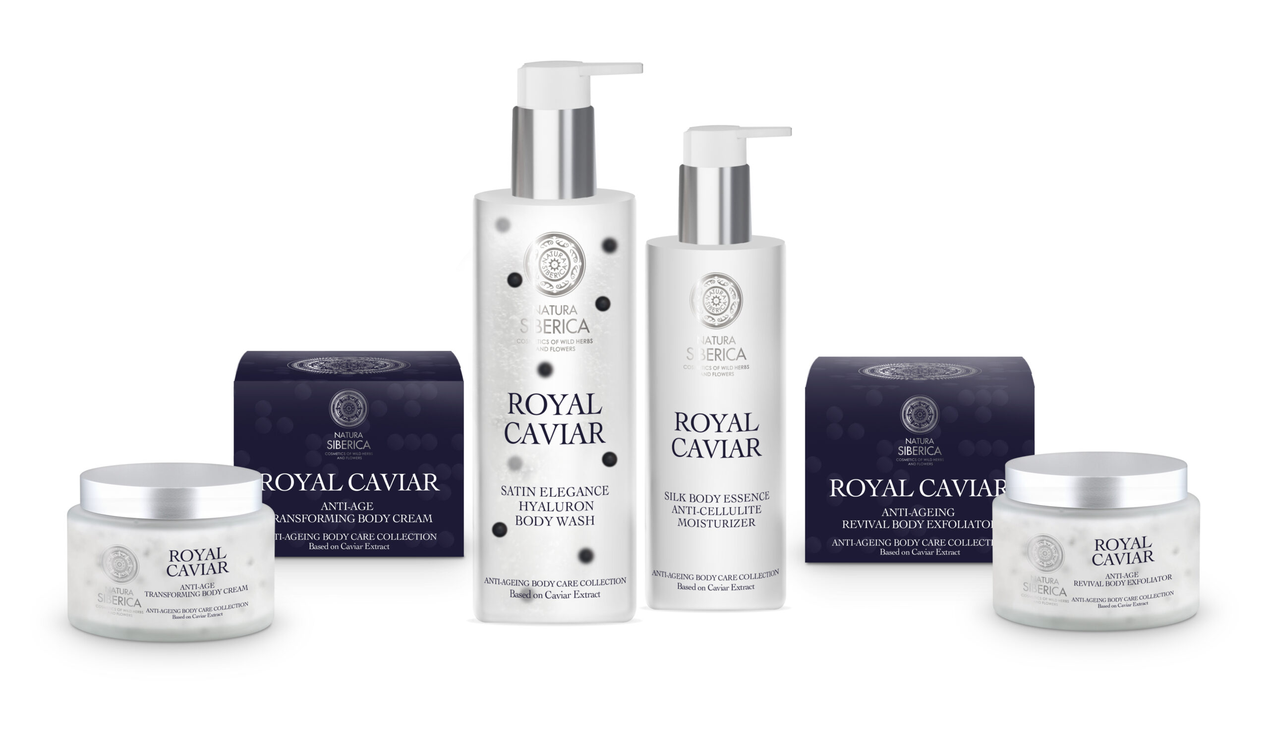 NATURA SIBERICA ROYAL CAVIAR Silk Body Essence Anti-Cellulite Moisturizer, 200 ml – Image 10