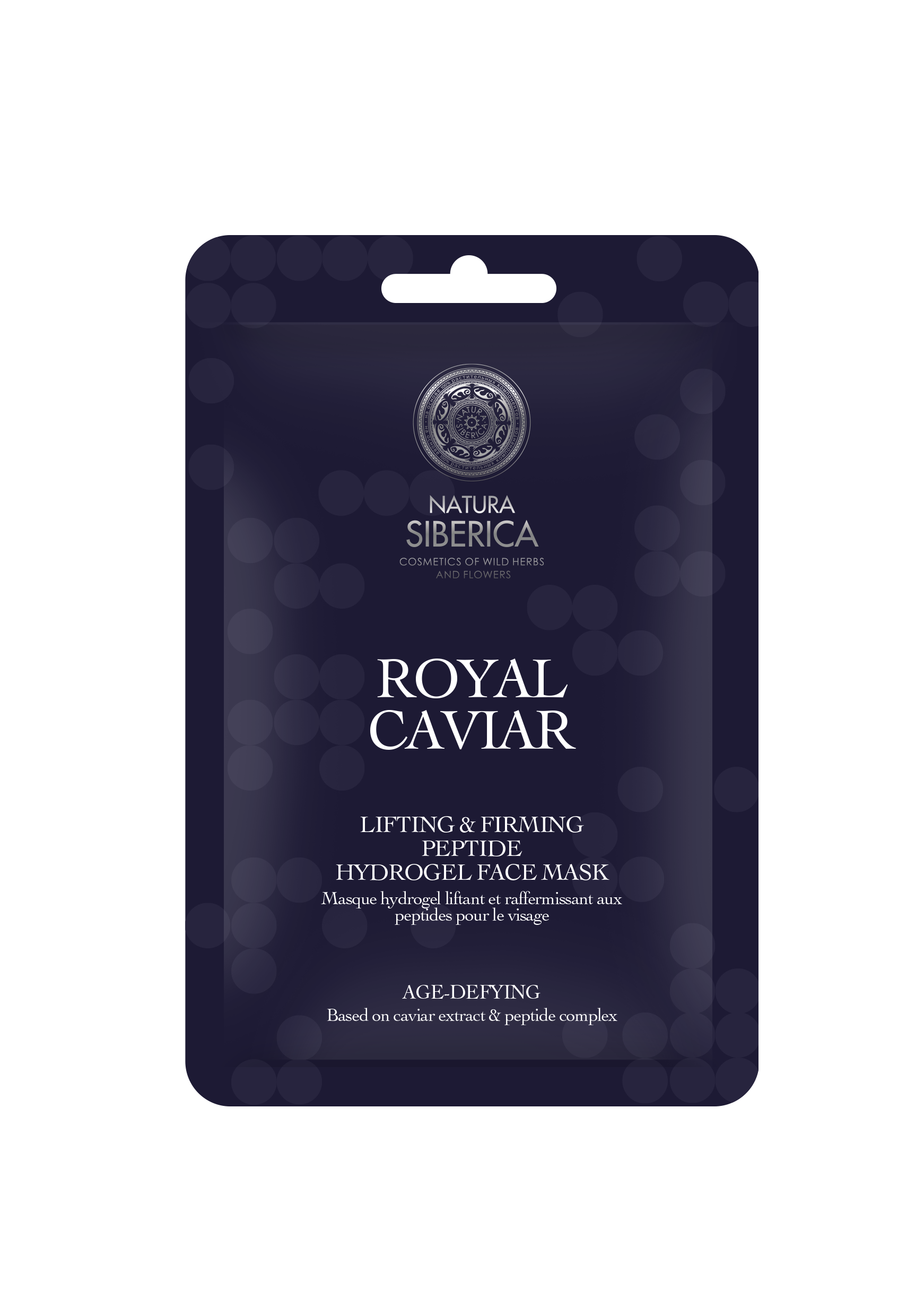 NATURA SIBERICA ROYAL CAVIAR Lifting & Firming Peptide Hydrogel Face Mask, 1 pc