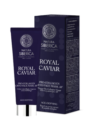 NATURA SIBERICA ROYAL CAVIAR Pro-Collagen Cryo Face Mask -50°, 75 ml