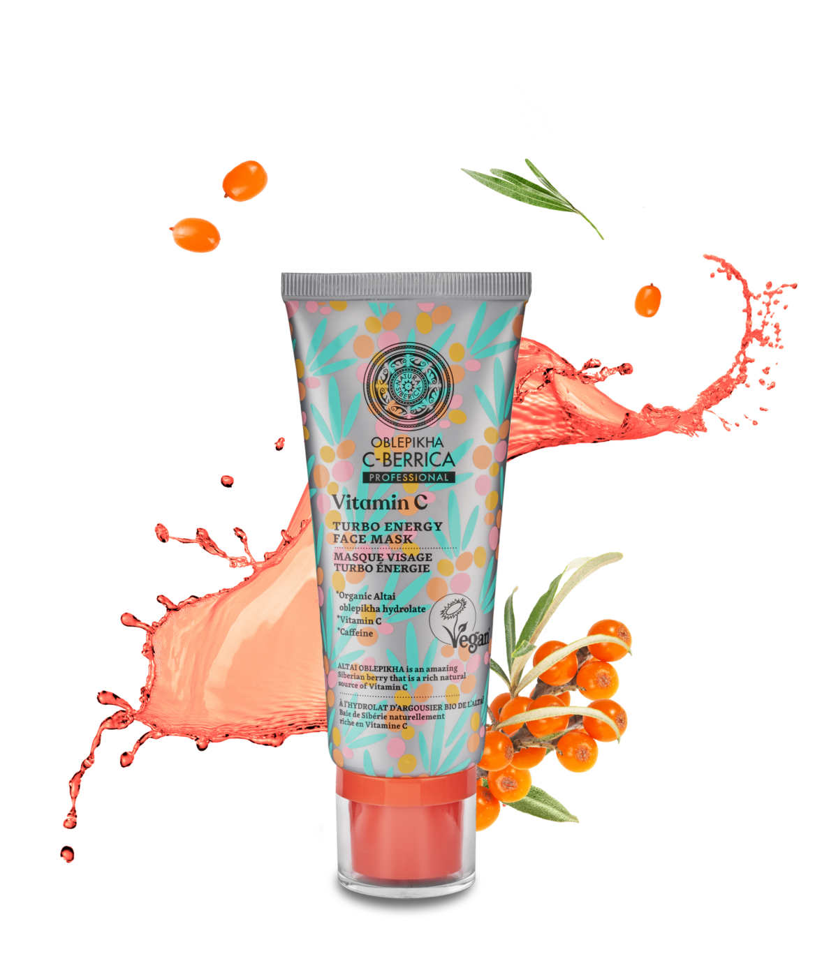 NATURA SIBERICA OBLEPIKHA C-BERRICA Masque visage turbo énergie 100ml