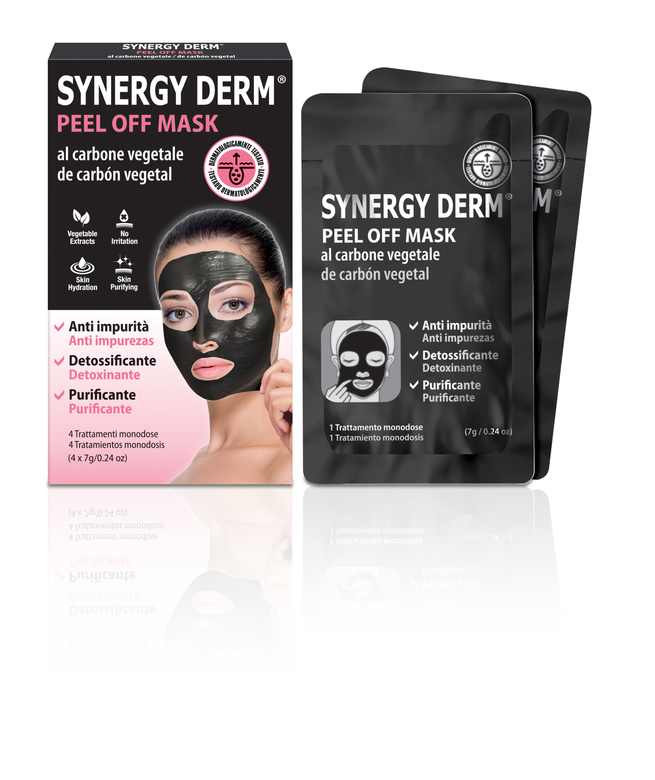 SYNERGIE DERM Peel Off Mask 4×7 g