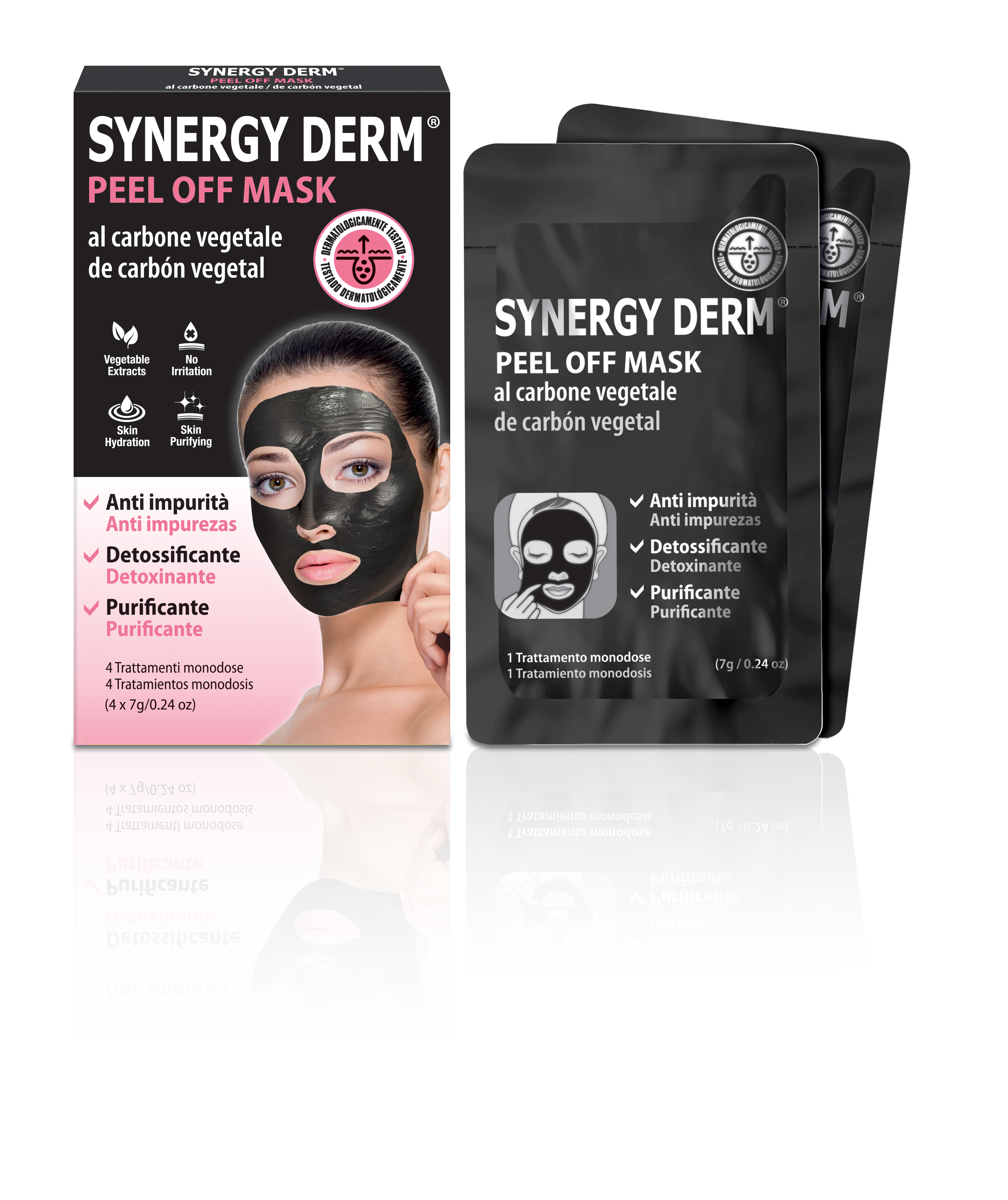 SYNERGIE DERM Peel Off Mask 4×7 g